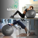 Мяч для фитнеса WCG Balance Pro 75 см Anti-Burst до 500 кг с насосом, фитбол для йоги, пилатеса, графитовый  W-FB-BP75-GPH фото 5