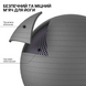 Мяч для фитнеса WCG Balance Pro 75 см Anti-Burst до 500 кг с насосом, фитбол для йоги, пилатеса, графитовый  W-FB-BP75-GPH фото 3