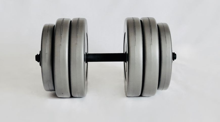 Гантелі 2х25кг GREY 02025G фото